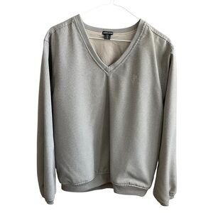 Ashworth Women’s Golf Pullover Windbreaker Jacket Taupe Sz M